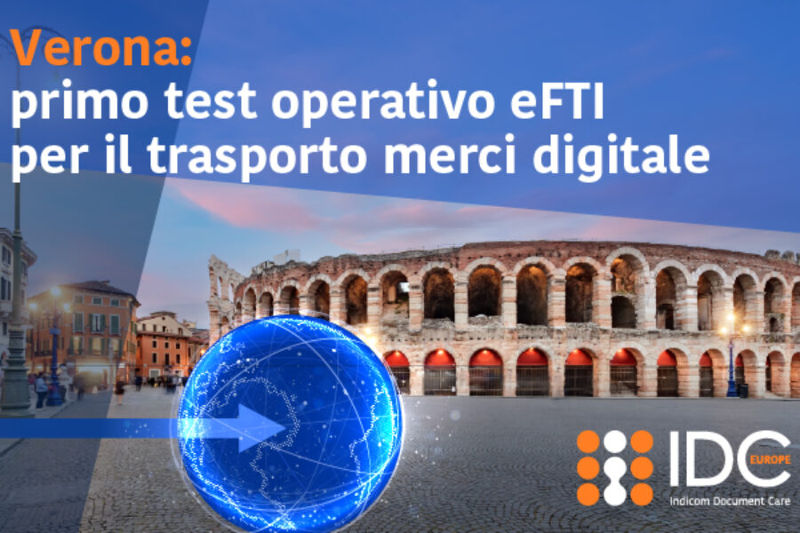 Verona: primo test operativo eFTI per il trasporto merci digitale